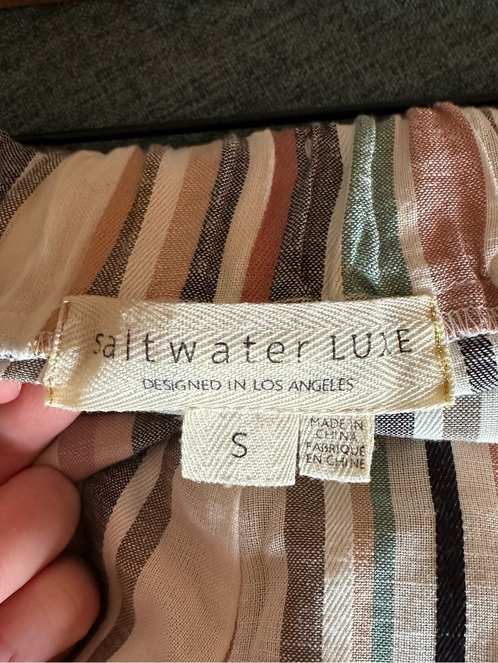 Saltwater Luxe Wide Leg Lightweight Pant - Sz S - Picture 4 of 7